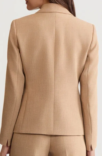 Kasper One-button Jacket In Sand
