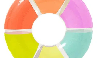 Sunnylife Rainbow Gloss Pool Ring In Multi