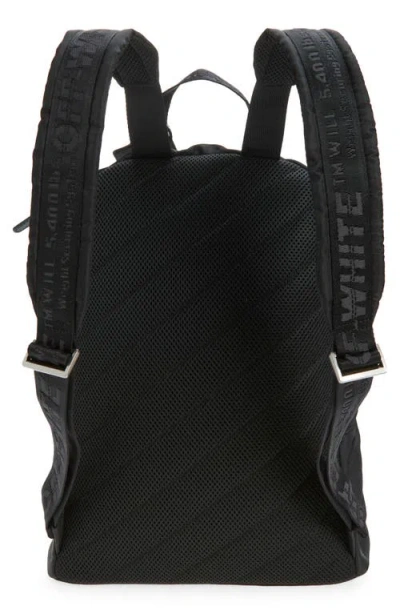 Off-white Classic Dome Nylon Backpack In Black