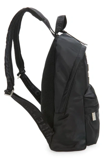 Off-white Classic Dome Nylon Backpack In Black