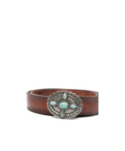 Orciani Pointed Belt In Pattern