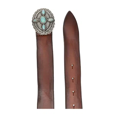 Orciani Pointed Belt In Pattern