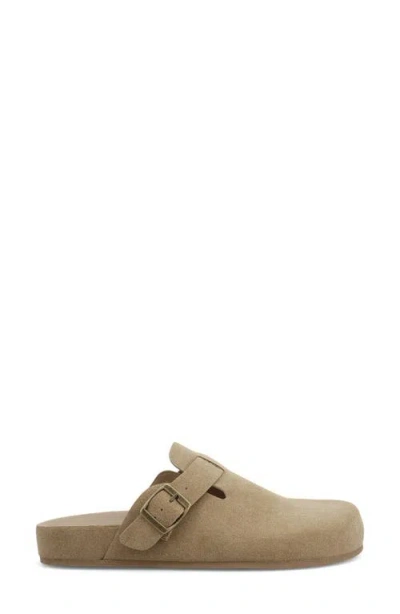 Mia Buckle Strap Mule In Multi