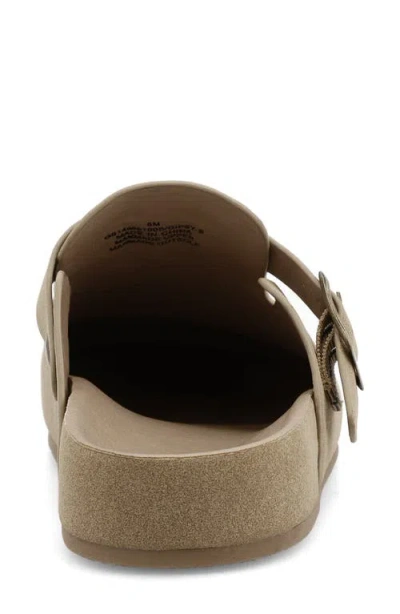 Mia Buckle Strap Mule In Multi