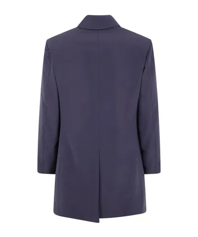 Aspesi Single Breasted Casual Jacket In Blue