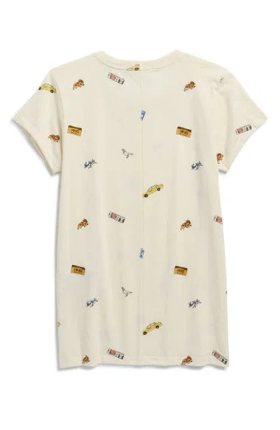 Rag & Bone All Over Nyc Patch T-shirt In White