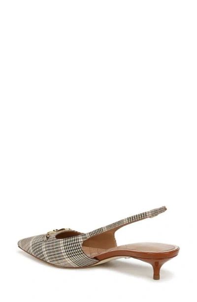Sam Edelman Farrah Kitten Heel Pointed Toe Slingback Pump In Multi