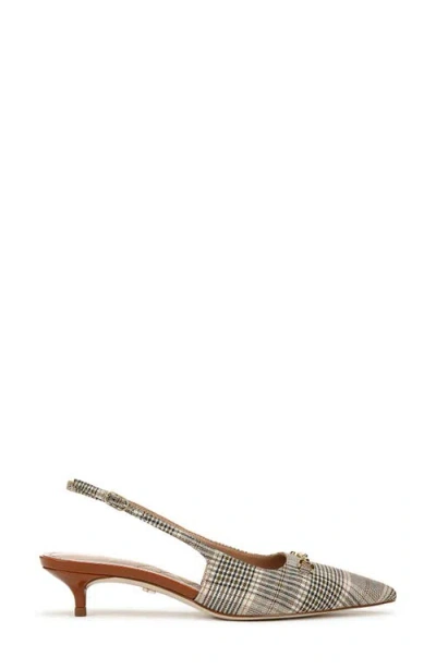 Sam Edelman Farrah Kitten Heel Pointed Toe Slingback Pump In Multi