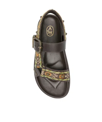 Ash Flat Sandals With Buckle Closure In Multi