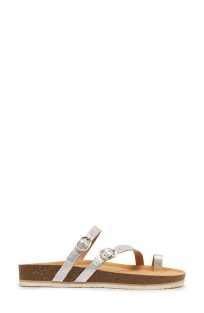 Frankie4 Blake Slide Sandal In Silver