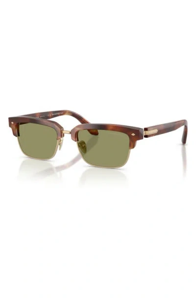 Armani Exchange Ax  52mm Rectangular Sunglasses In Pattern