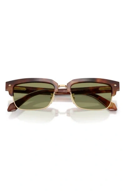 Armani Exchange Ax  52mm Rectangular Sunglasses In Pattern