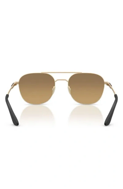 Armani Exchange Ax  54mm Rectangular Sunglasses In Orange