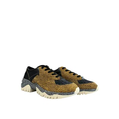 Borbonese Beige Genuine Leather Sneaker In Sand