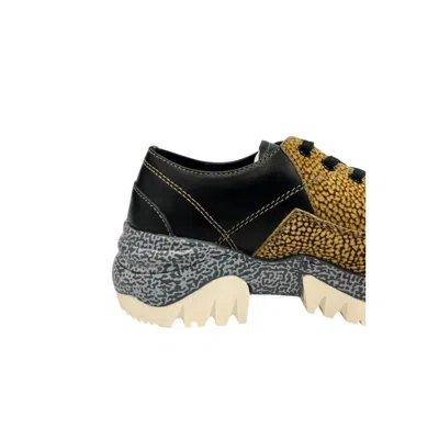 Borbonese Beige Genuine Leather Sneaker In Sand