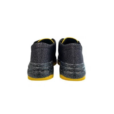 Borbonese Black Genuine Leather Sneaker In Black
