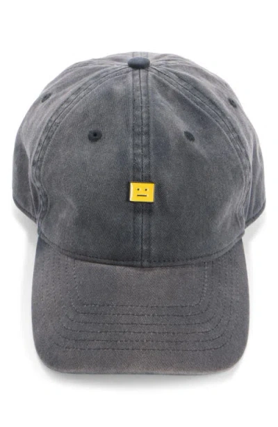 Acne Studios Cunov Face Stud Baseball Cap In Pattern