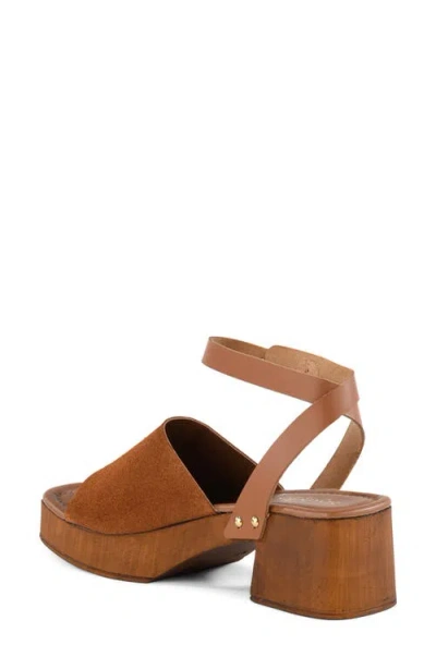 Seychelles Step Forward Ankle Strap Platform Sandal In Multi