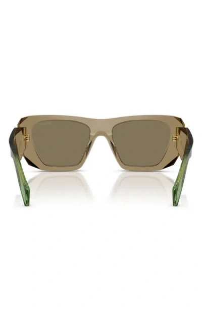 Prada 53mm Square Sunglasses In Brown