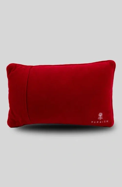 Furbish Bisous Needlepoint Pillow In Multi