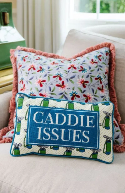 Furbish Caddie Issues Needlepoint Pillow