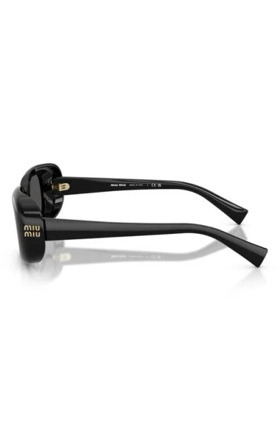 Miu Miu 52mm Rectangular Sunglasses In Pattern