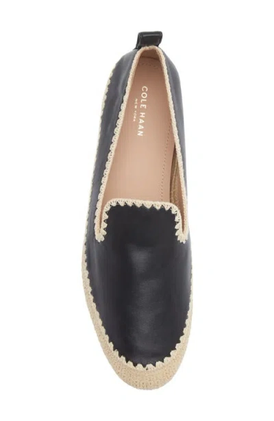Cole Haan Asbury Espadrille Loafers In Black