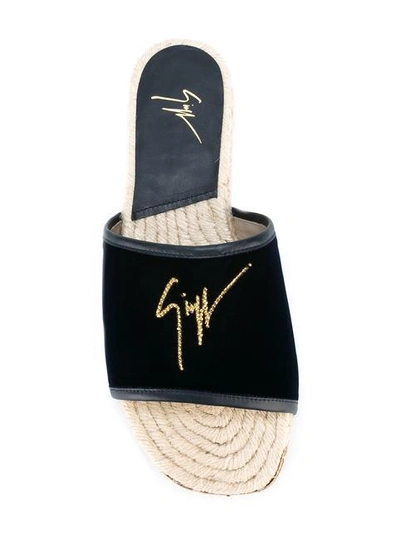 Shop Giuseppe Zanotti Jose Slides