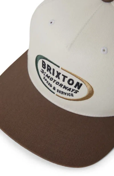 Brixton Rhett Snapback Hat In Pattern