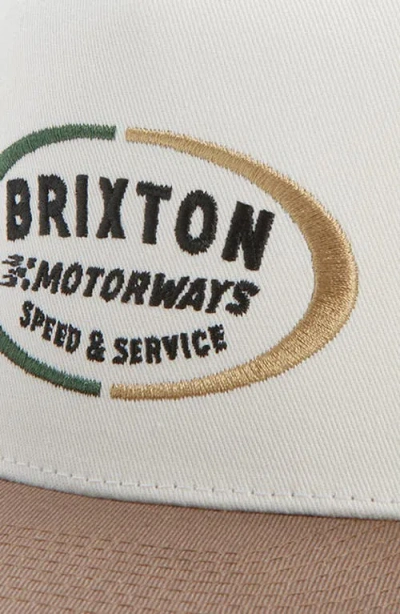 Brixton Rhett Snapback Hat In Pattern
