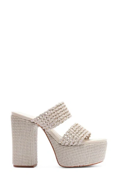 Schutz Aberdeen Platform Slide Sandal In Multi