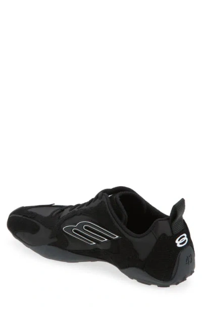 Balenciaga Black Canvas And Corduroy Monday Ultra Sneakers In Black