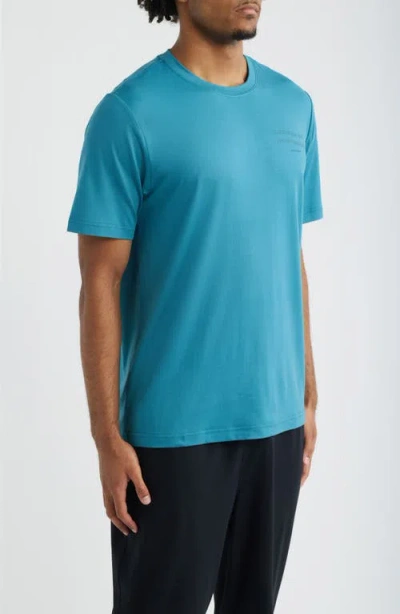 Santo Studio Tempo Enjoy Tech Graphic T-shirt In Blue