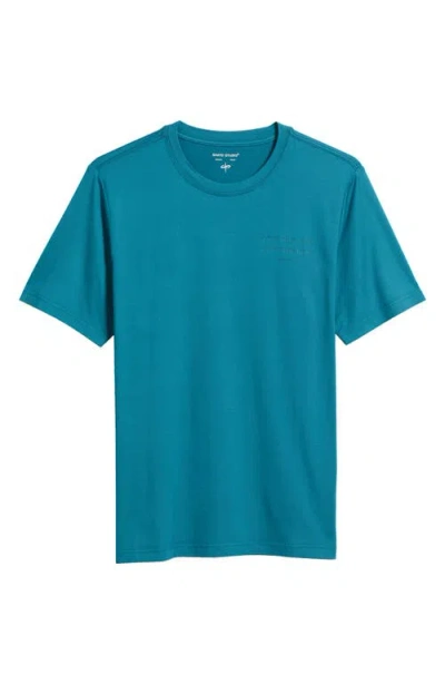 Santo Studio Tempo Enjoy Tech Graphic T-shirt In Blue