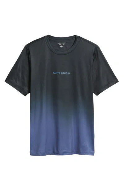 Santo Studio Tempo Faded Tech Performance T-shirt In Multi