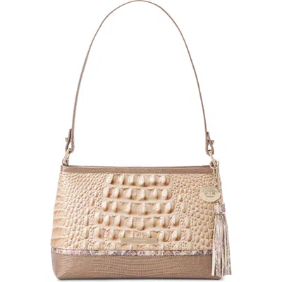 Brahmin Lorelei Croc Embossed Leather Shoulder Bag In Multi
