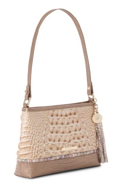 Brahmin Lorelei Croc Embossed Leather Shoulder Bag In Multi