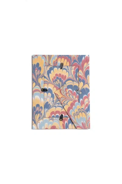 Inner Child Hand-marbled Picture Frame In Multi