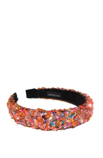 Simitri Cloud Headband In Orange