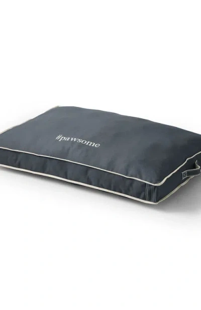 Lands' End Rectangular Canvas Dog Bed Cover In Gray