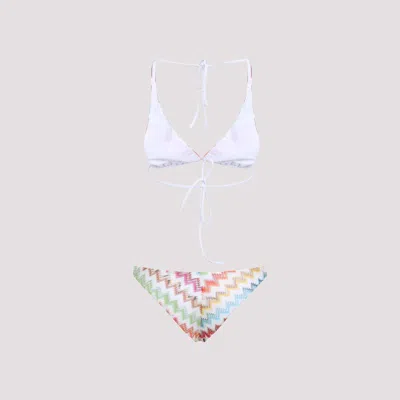 Missoni Triangle Bikini Top Adjustable Thin Straps In Multi