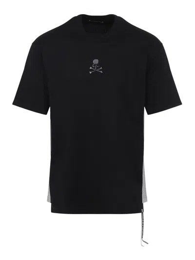 Mastermind Japan Glass Beaded Loopwheel Short Sleeves Tee In Black