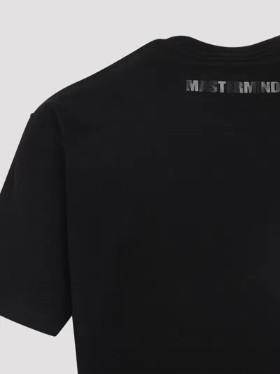 Mastermind Japan Glass Beaded Loopwheel Short Sleeves Tee In Black
