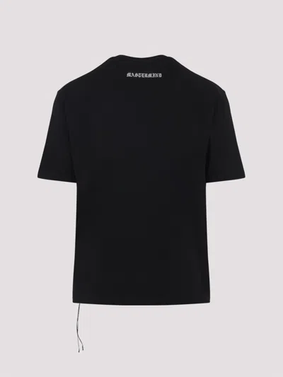 Mastermind Japan Glass Beaded Loopwheel Short Sleeves Tee In Black