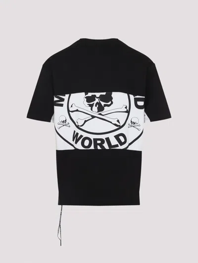 Mastermind Japan Mastermind World Horizontal Blocked Mini Short Sleeve Tee In White
