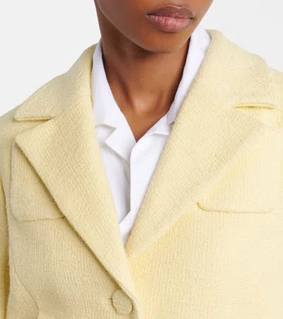 Patou Cropped Cotton Jacket In Multi
