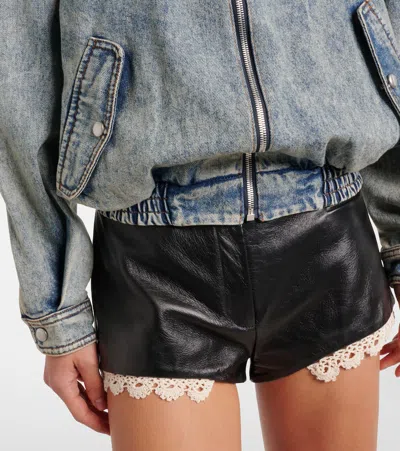 Magda Butrym Denim Blouson Jacket In Blue