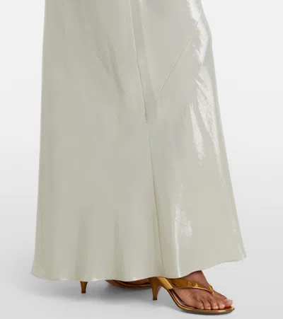 Max Mara Odissea One-shoulder Gown In White