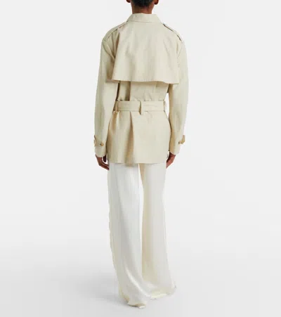 Vince Satin Wide-leg Pants In Neutral
