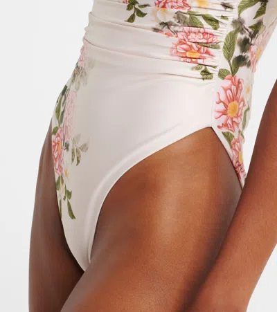 Agua By Agua Bendita Rabano One Piece Swimsuit In White
